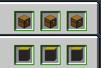 Storage space slots