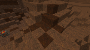 Scorched Rock near a Crashed Probe